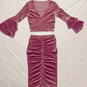 Rose Gold 2 Piece Set